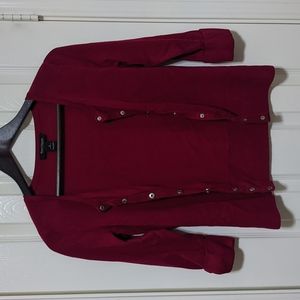 WHITE HOUSE BLACK MARKET Fuschia Cardigan